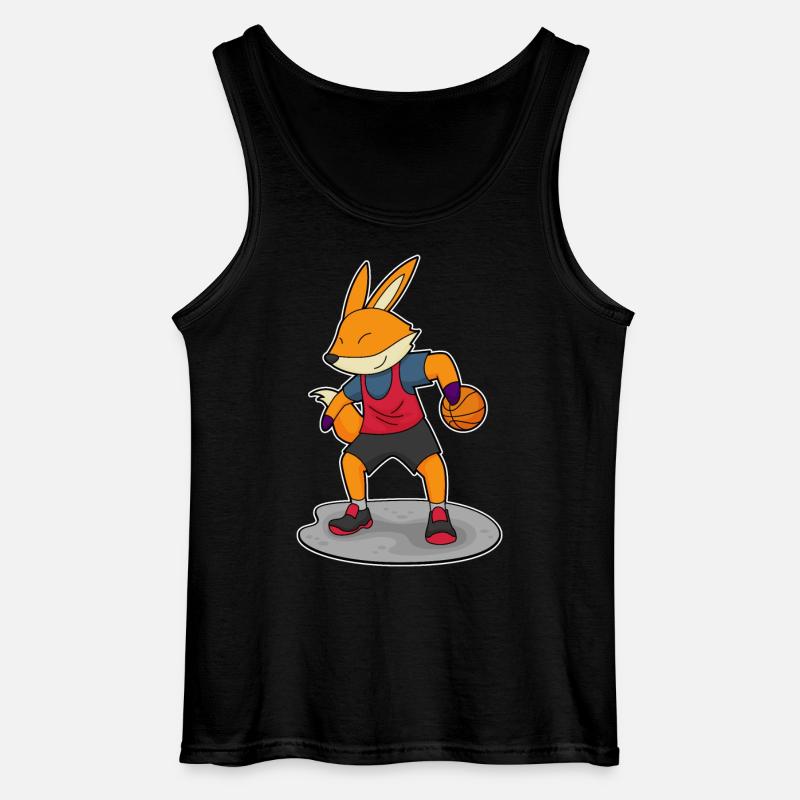 Fuchs Basketteur Basketteur - Débardeur Gildan Homme - noir