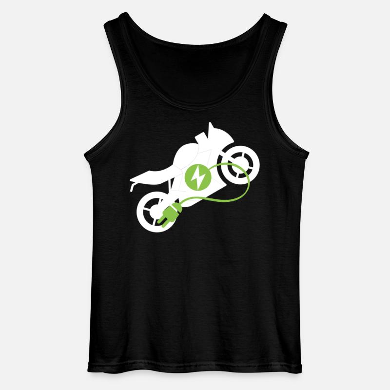  Elektrisches Motorrad Design - Gildan Männer Tank Top - Schwarz