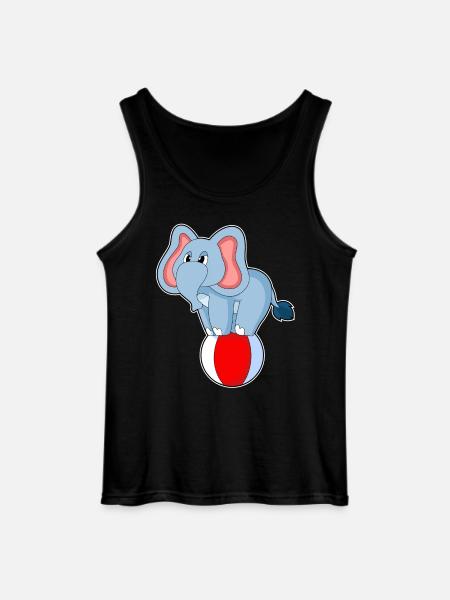 Gymnastique d’entraînement d’éléphants Fitness - Débardeur Gildan Homme - noir