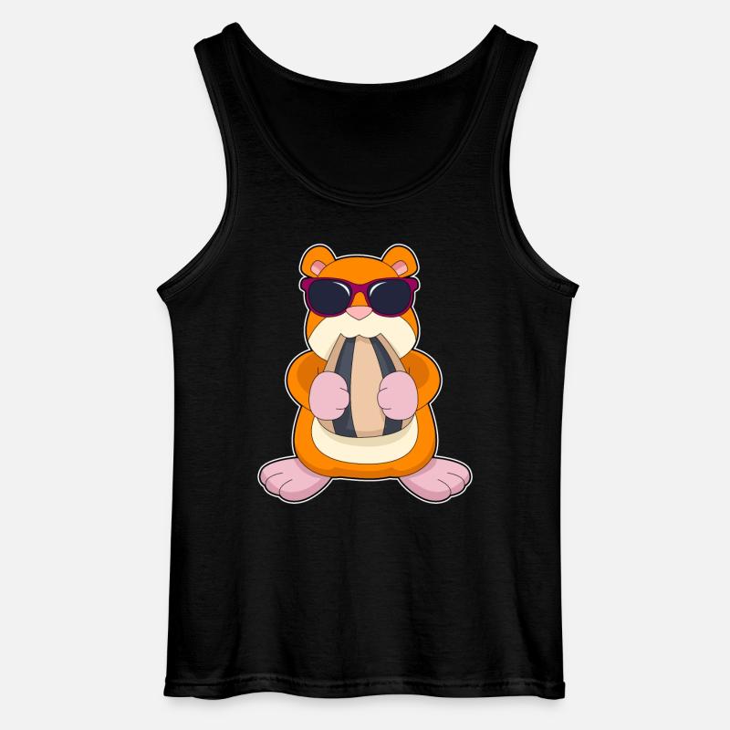 Hamster Samen - Gildan Männer Tank Top - Schwarz