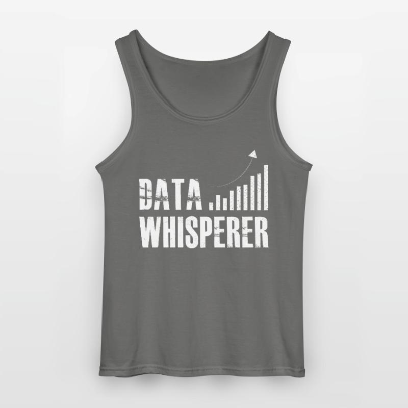 Data Whisperer Science Analyst Software Engineer Gildan Men’s Tank Top