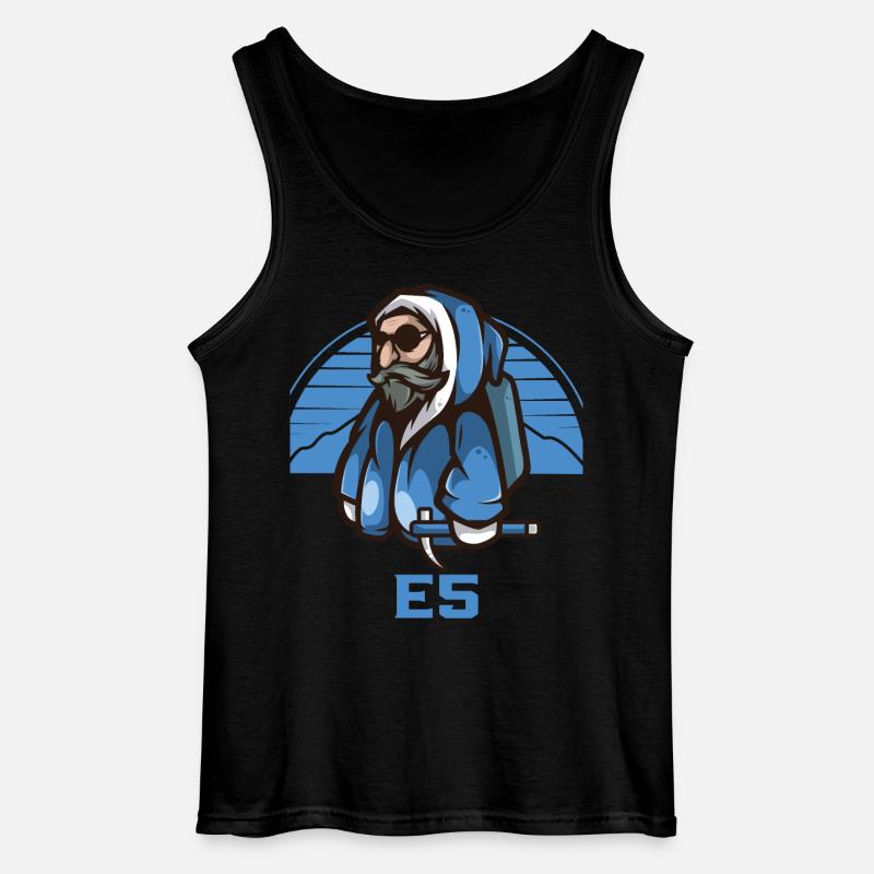 Alpenüberquerung E5 Alpenüberquerer - Gildan Männer Tank Top - Schwarz