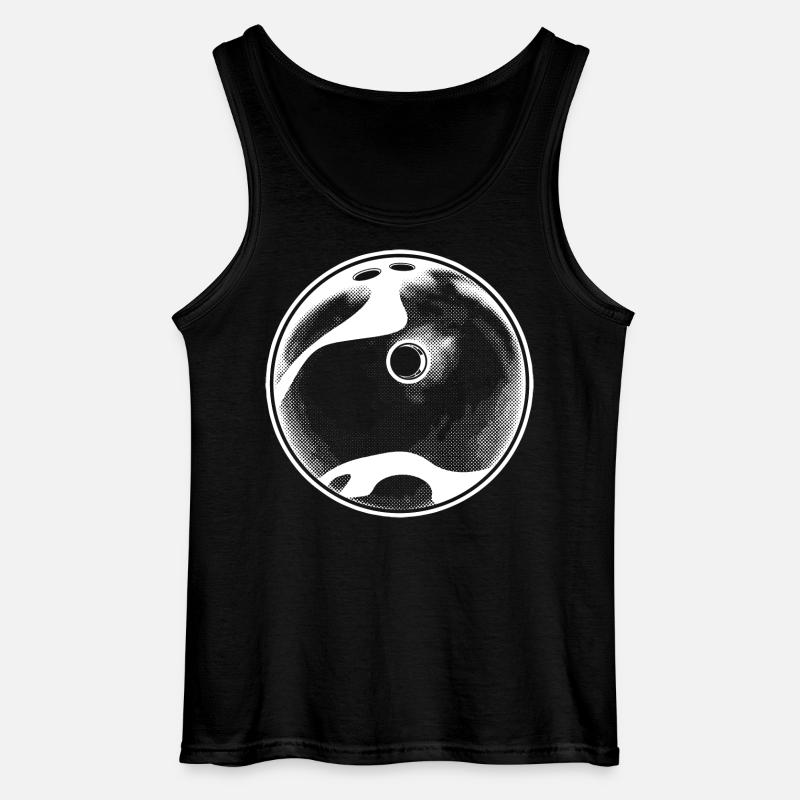 Bowlingkugel - Gildan Männer Tank Top - Schwarz