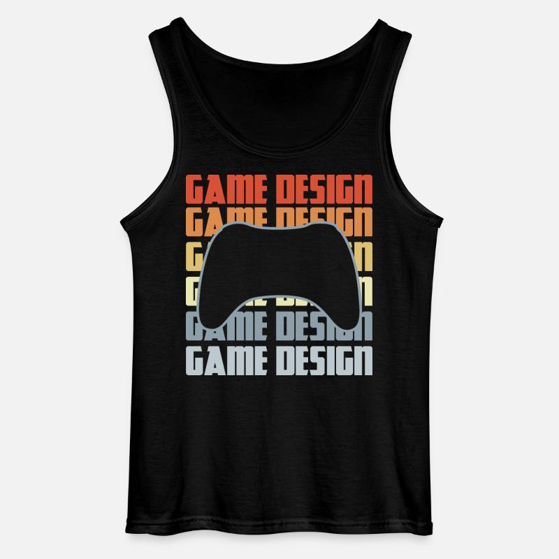 Game Dev - Gildan Männer Tank Top - Schwarz