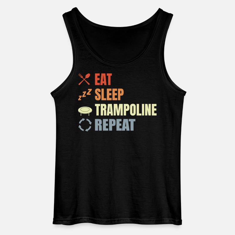 Trampolinspringen Routine - Gildan Männer Tank Top - Schwarz