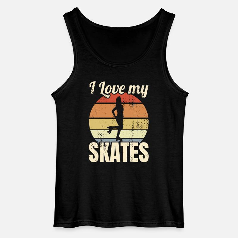 Rollsportler - Gildan Männer Tank Top - Schwarz