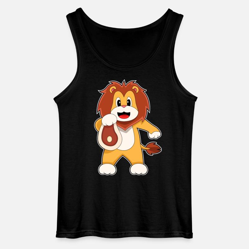 Löwe Fleisch - Gildan Männer Tank Top - Schwarz