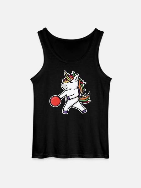 Enfants Bowling Licorne - Débardeur Gildan Homme - noir