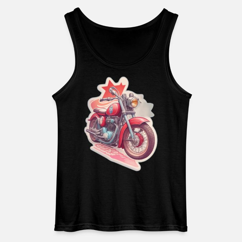 Motorrad Design - Gildan Männer Tank Top - Schwarz
