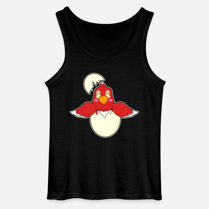 Papagei Ei - Gildan Männer Tank Top - Schwarz