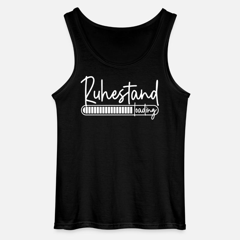 Ruhestand loading - Gildan Männer Tank Top - Schwarz