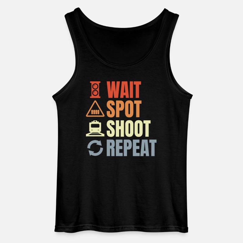 Eisenbahner Routine - Gildan Männer Tank Top - Schwarz