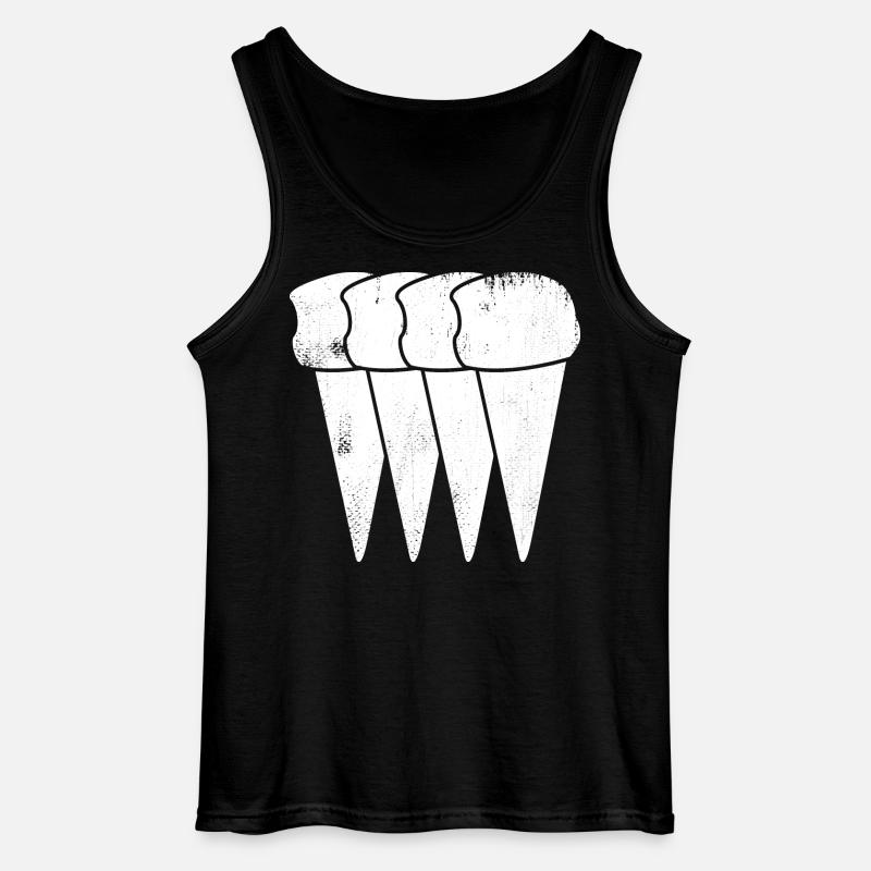 Eiswaffeln - Gildan Männer Tank Top - Schwarz