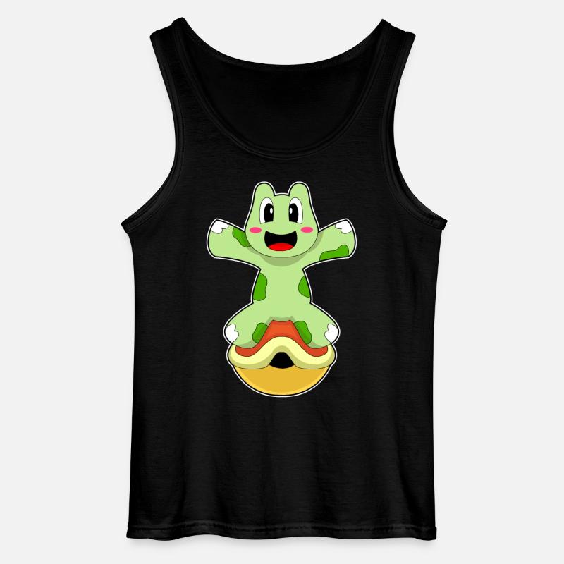 Turtle without shell - Gildan Men’s Tank Top - black