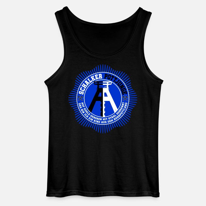 Schalker Pottjunge | Farben änderbar - Gildan Männer Tank Top - Schwarz