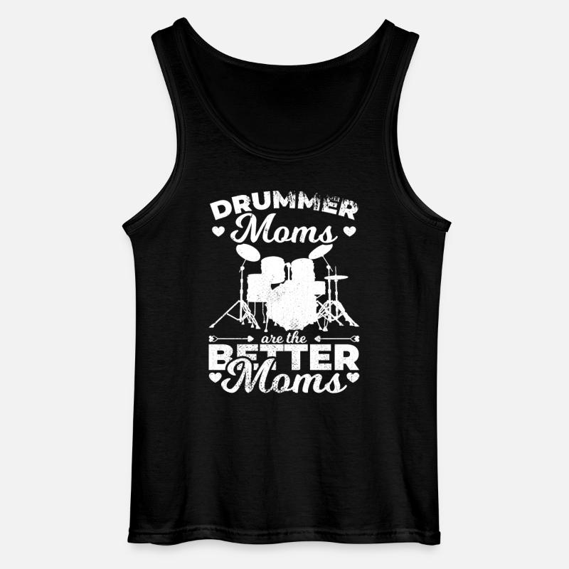 Schlagzeuger Mutter - Gildan Männer Tank Top - Schwarz