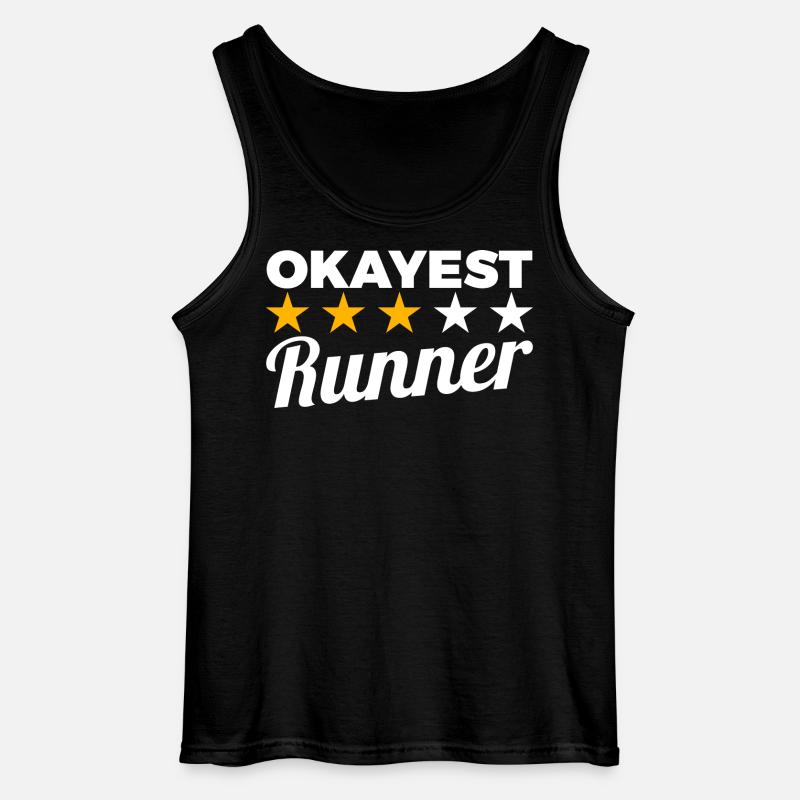 Durchschnittlicher Läufer - Gildan Männer Tank Top - Schwarz