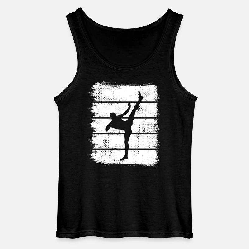 Kickboxer - Gildan Männer Tank Top - Schwarz