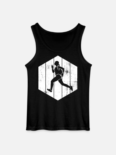 Coureuse - Débardeur Gildan Homme - noir