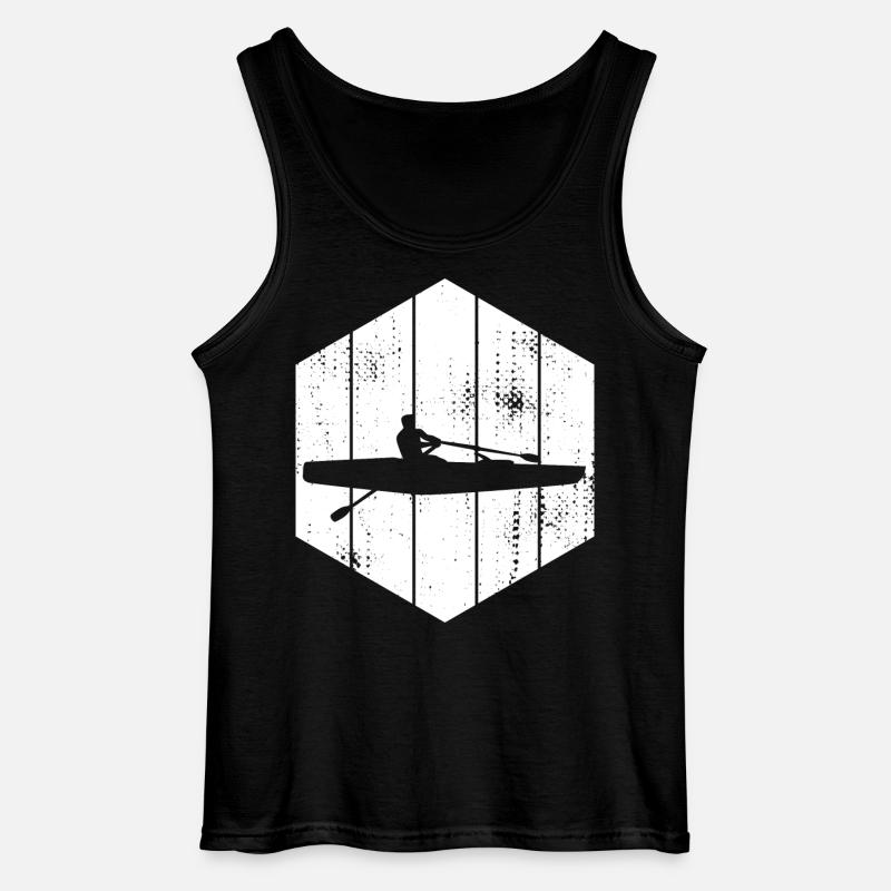 Skulls Rudern - Gildan Männer Tank Top - Schwarz