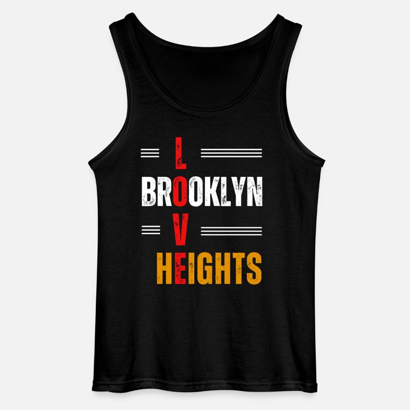 Liebe Brooklyn Heights - Gildan Männer Tank Top - Schwarz