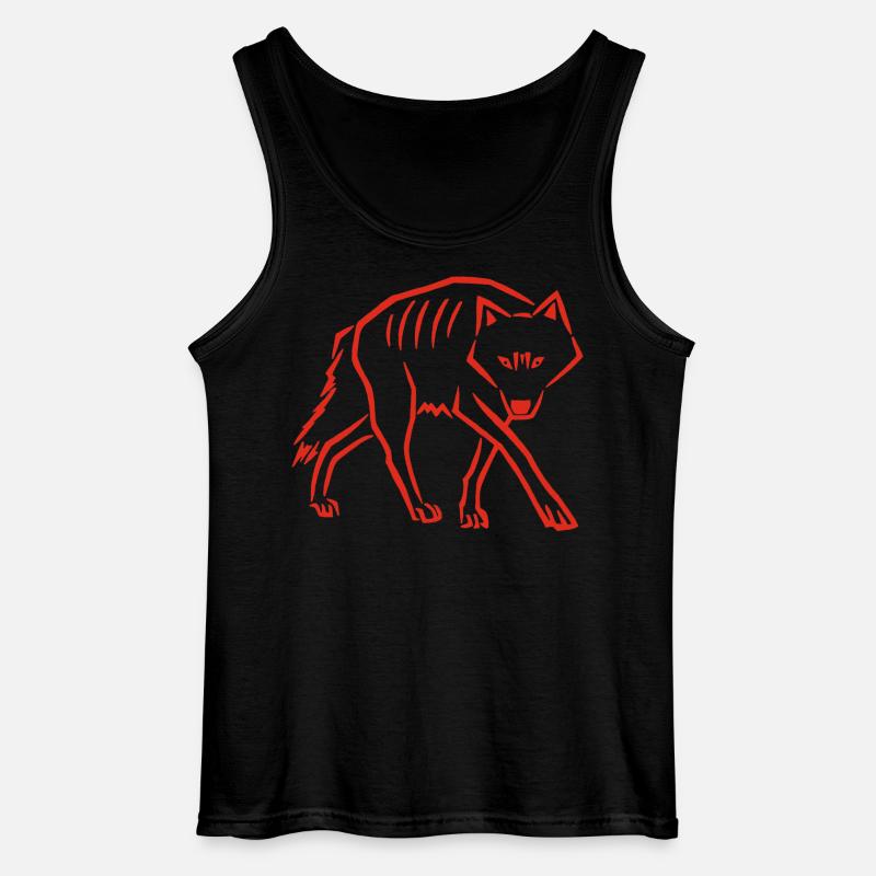 Rücktritt (Rot) - Gildan Männer Tank Top - Schwarz