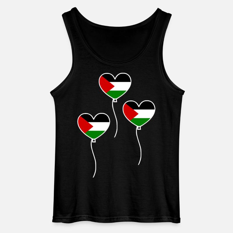 Palestina - Canotta da uomo Gildan - nero