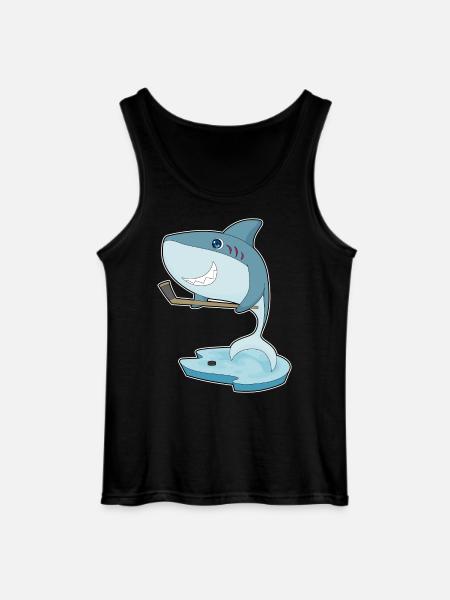Hai Eishockey Eishockeyschläger - Gildan Männer Tank Top - Schwarz