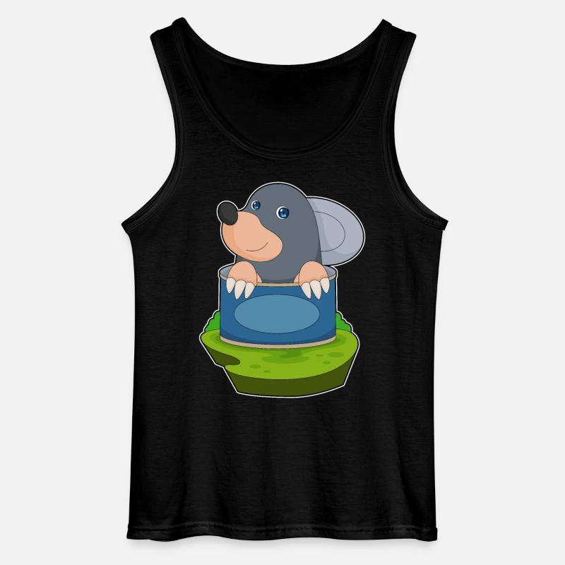 Mole Tin - Gildan Men’s Tank Top - black