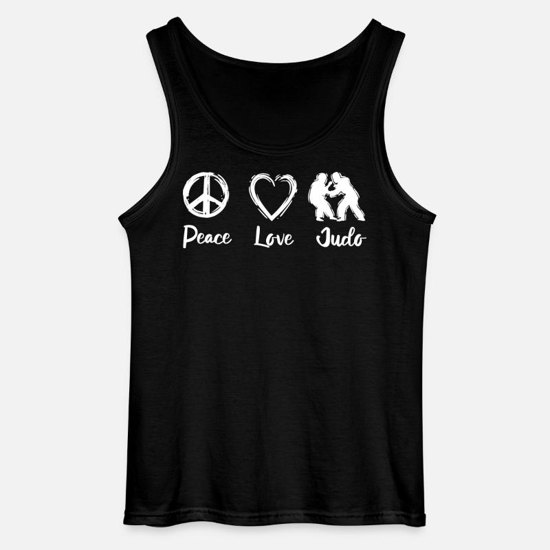 Judo Spruch - Gildan Männer Tank Top - Schwarz