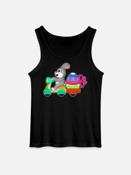 Bunny Easter Delivery Service - Gildan Men’s Tank Top - black