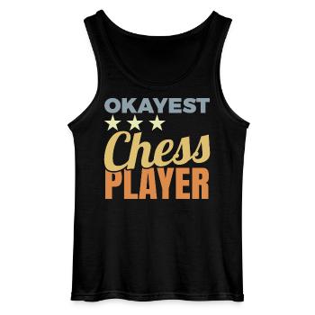 Durchschnittlicher Schachspieler - Gildan Männer Tank Top - Schwarz - Vorne - AI Model Male 185 dark (185cm)
