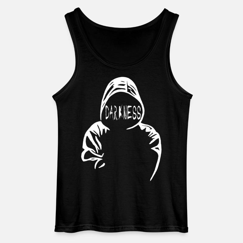 Die Dunkelheit - Gildan Männer Tank Top - Schwarz