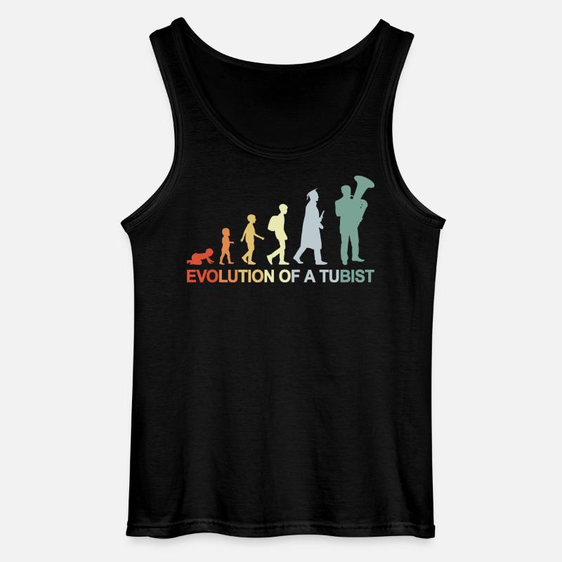 Entwicklung eines Tubisten - Gildan Männer Tank Top - Schwarz