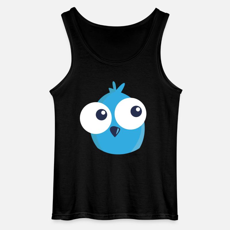 all tonight Eule - Gildan Männer Tank Top - Schwarz
