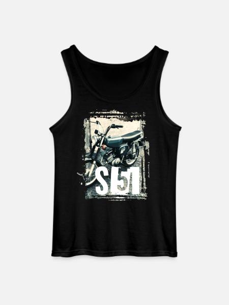 S51 - Grün - Gildan Männer Tank Top - Schwarz