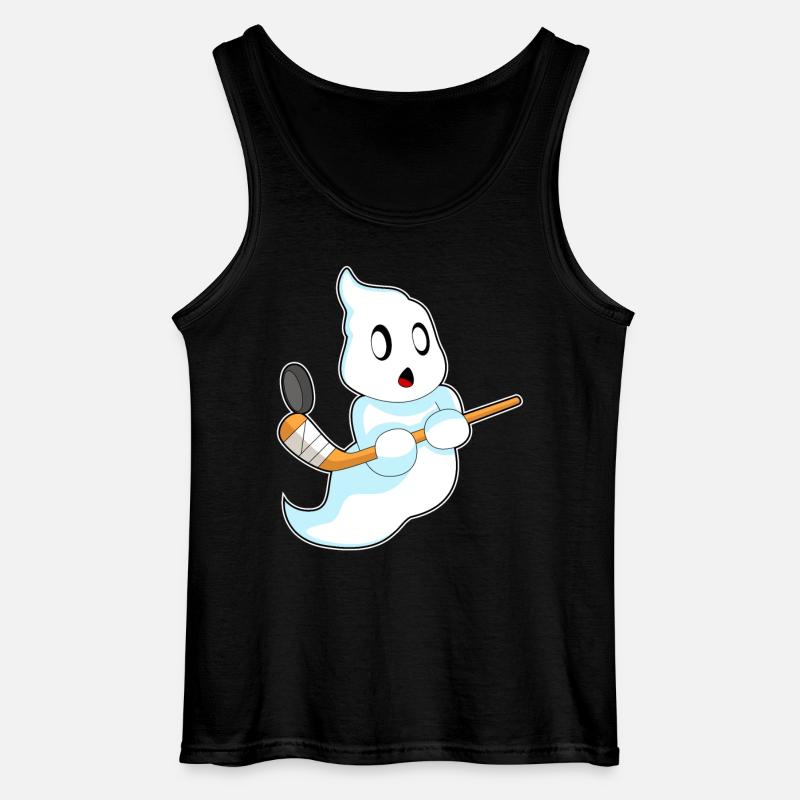 Geist Eishockey Eishockeyschläger - Gildan Männer Tank Top - Schwarz