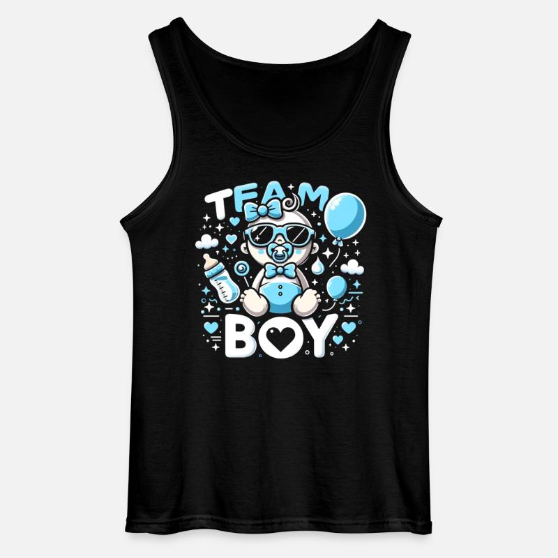 Team Boy - Gildan Männer Tank Top - Schwarz