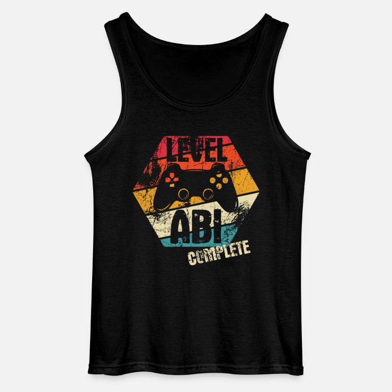 ABI - Level complete - Controller - Gamer - Gildan Männer Tank Top - Schwarz