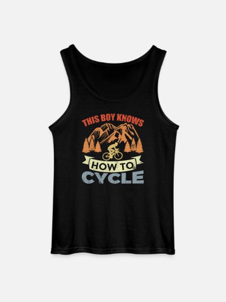 Bicycle Boy - Gildan Men’s Tank Top - black