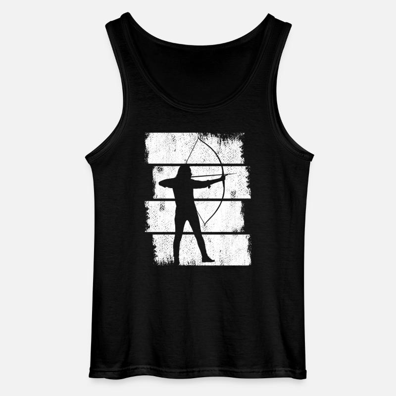 Bogenschütze - Gildan Männer Tank Top - Schwarz
