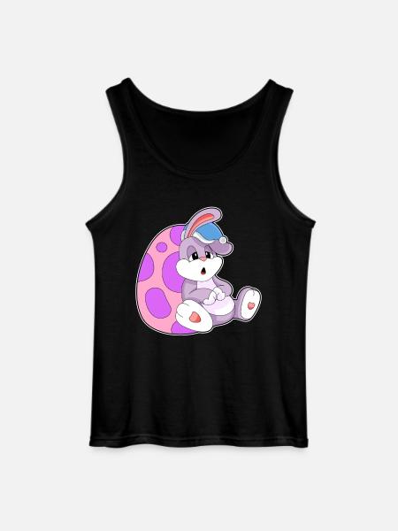 Bunny Easter Relax - Gildan Men’s Tank Top - black