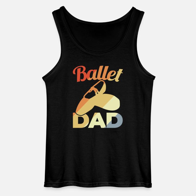 Ballet Dad - Gildan Männer Tank Top - Schwarz