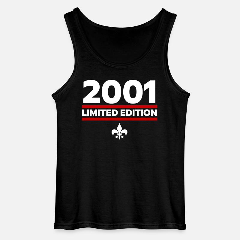 2001 Limited Edition - Gildan Männer Tank Top - Schwarz