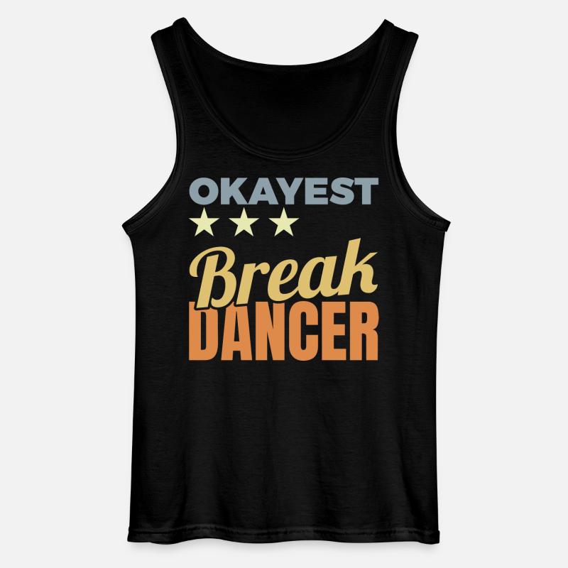 Average Breakdancer - Gildan Men’s Tank Top - black