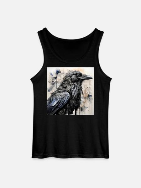 The Black Raven - Gildan Men’s Tank Top - black