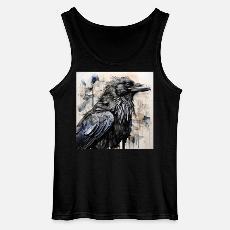 Der schwarze Rabe - Gildan Männer Tank Top - Schwarz