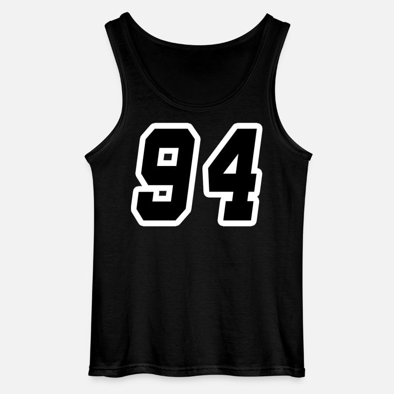 Nummer vierundneunzig 94 - Gildan Männer Tank Top - Schwarz