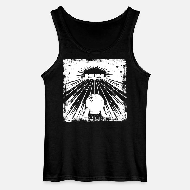 Bowling Center - Gildan Männer Tank Top - Schwarz