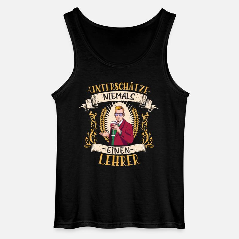 Lehrer Bildung Geschenk Pädagoge Klassenzimmer - Gildan Männer Tank Top - Schwarz